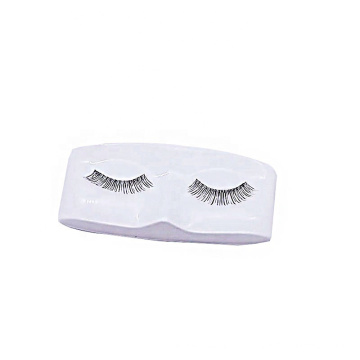 Custom White False Eyelash Packaging Box Vacuum Blister Packs